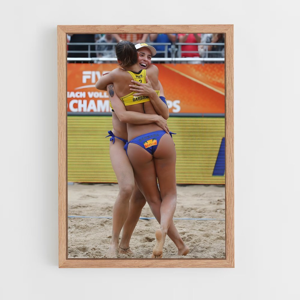 Poster Complices au Bord de l'Eau – affiche Beach-volley (vue 4)